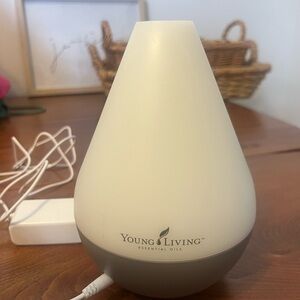 Young Living White and Gray Essential Oil Diffuser
